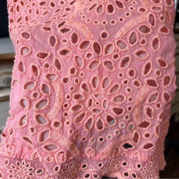 Johnny Was Eyelet Sleeveless Blouse Small - Picture 6 of 10